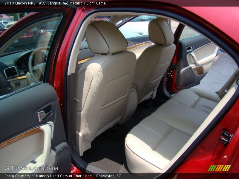 Sangria Red Metallic / Light Camel 2010 Lincoln MKZ FWD