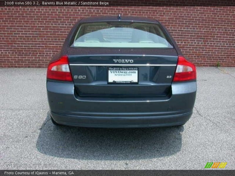 Barents Blue Metallic / Sandstone Beige 2008 Volvo S80 3.2