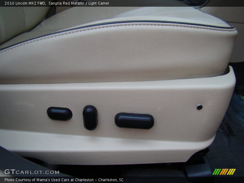 Sangria Red Metallic / Light Camel 2010 Lincoln MKZ FWD