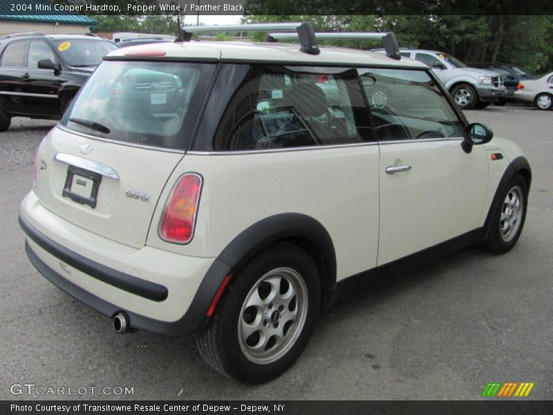 Pepper White / Panther Black 2004 Mini Cooper Hardtop
