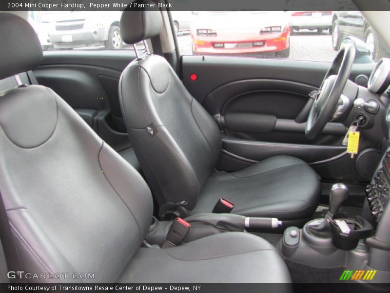 Pepper White / Panther Black 2004 Mini Cooper Hardtop