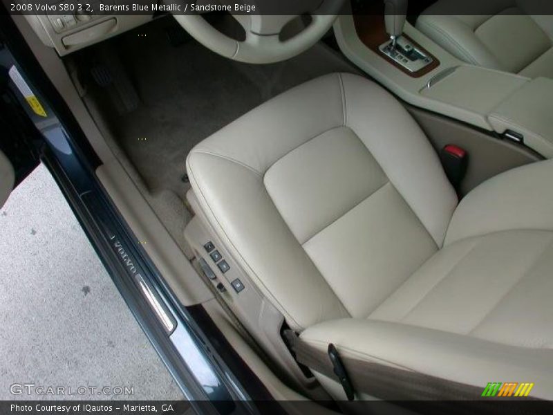 Barents Blue Metallic / Sandstone Beige 2008 Volvo S80 3.2