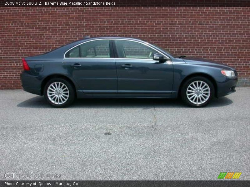 Barents Blue Metallic / Sandstone Beige 2008 Volvo S80 3.2