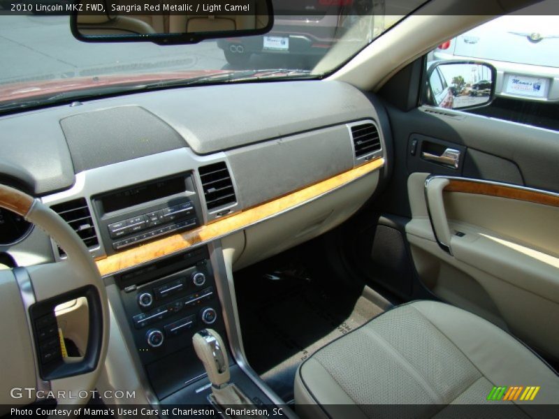 Sangria Red Metallic / Light Camel 2010 Lincoln MKZ FWD
