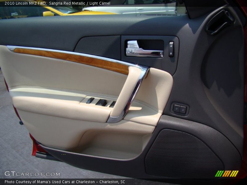Sangria Red Metallic / Light Camel 2010 Lincoln MKZ FWD