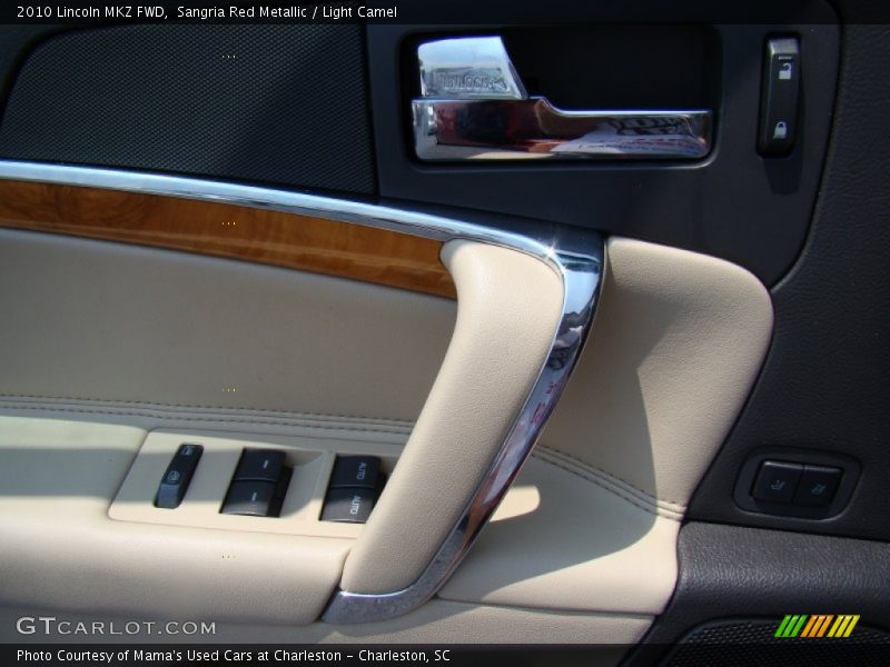 Sangria Red Metallic / Light Camel 2010 Lincoln MKZ FWD
