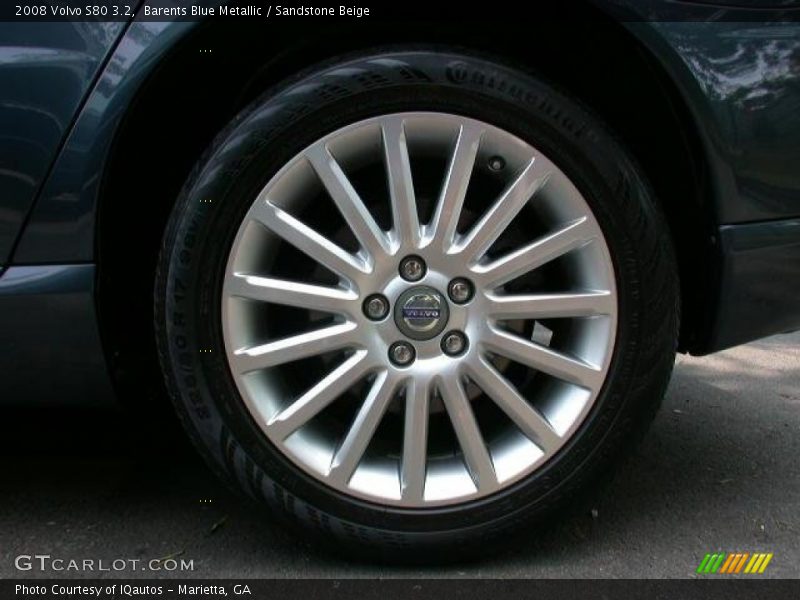 Barents Blue Metallic / Sandstone Beige 2008 Volvo S80 3.2