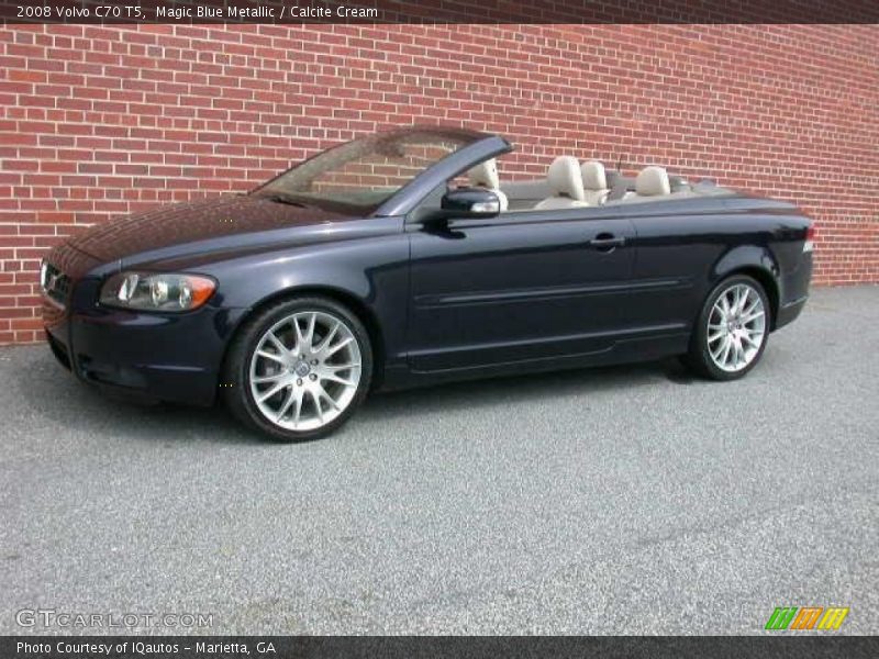 Magic Blue Metallic / Calcite Cream 2008 Volvo C70 T5