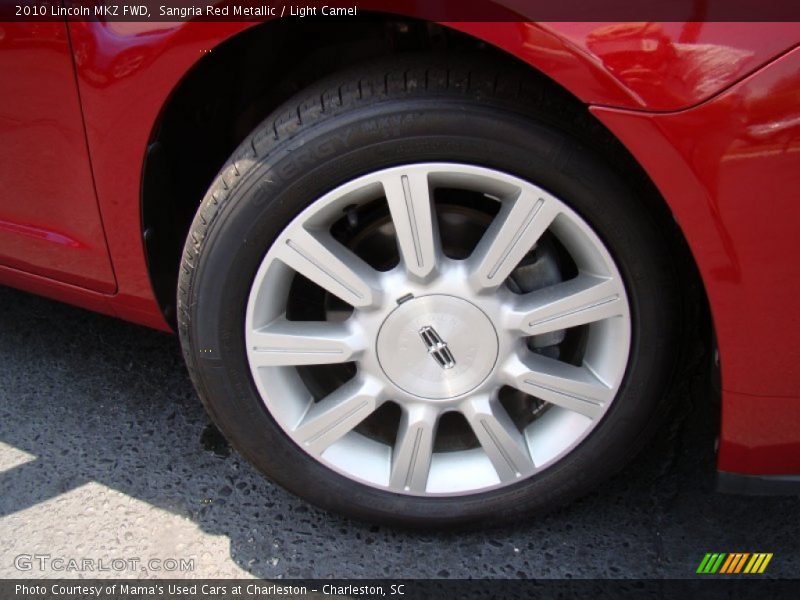 Sangria Red Metallic / Light Camel 2010 Lincoln MKZ FWD