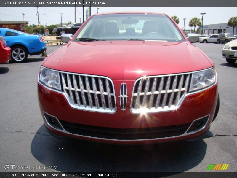 Sangria Red Metallic / Light Camel 2010 Lincoln MKZ FWD