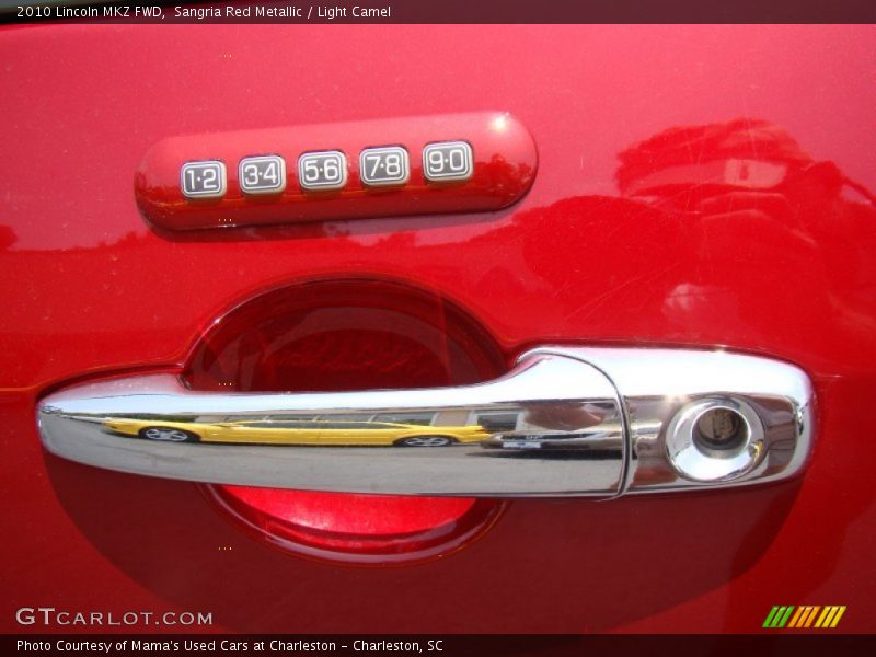 Sangria Red Metallic / Light Camel 2010 Lincoln MKZ FWD