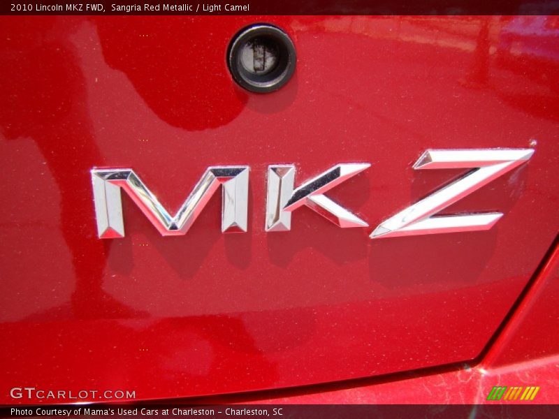 Sangria Red Metallic / Light Camel 2010 Lincoln MKZ FWD