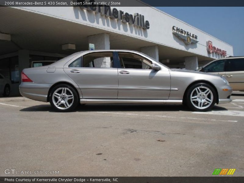 Desert Silver Metallic / Stone 2006 Mercedes-Benz S 430 Sedan