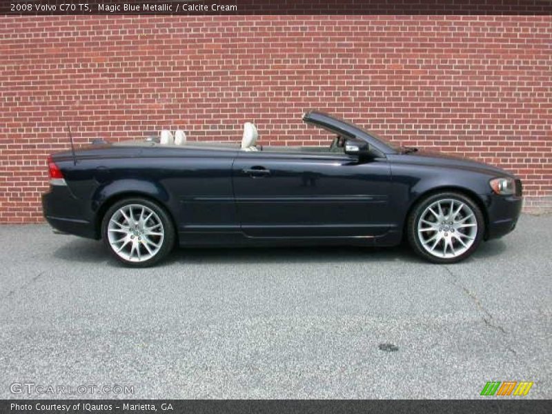 Magic Blue Metallic / Calcite Cream 2008 Volvo C70 T5