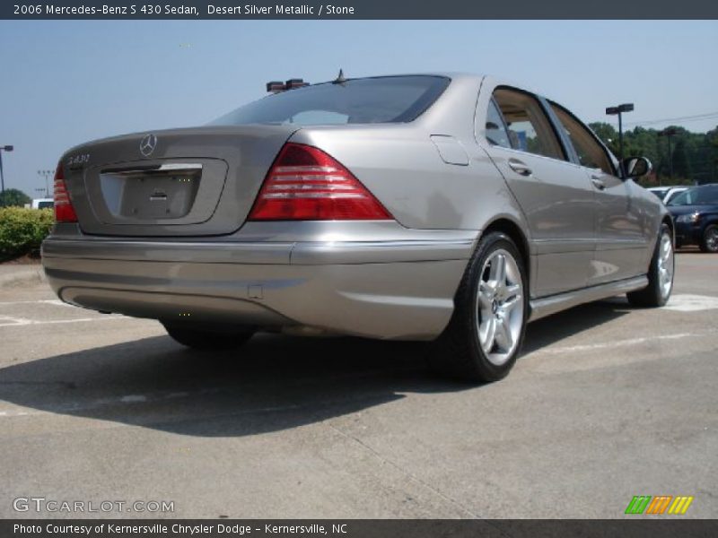 Desert Silver Metallic / Stone 2006 Mercedes-Benz S 430 Sedan