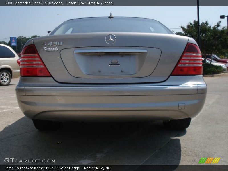 Desert Silver Metallic / Stone 2006 Mercedes-Benz S 430 Sedan