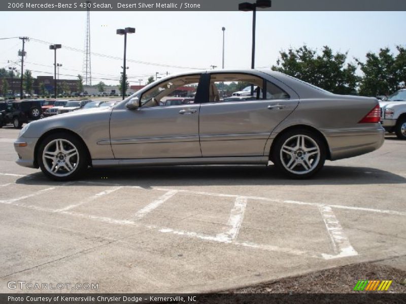Desert Silver Metallic / Stone 2006 Mercedes-Benz S 430 Sedan