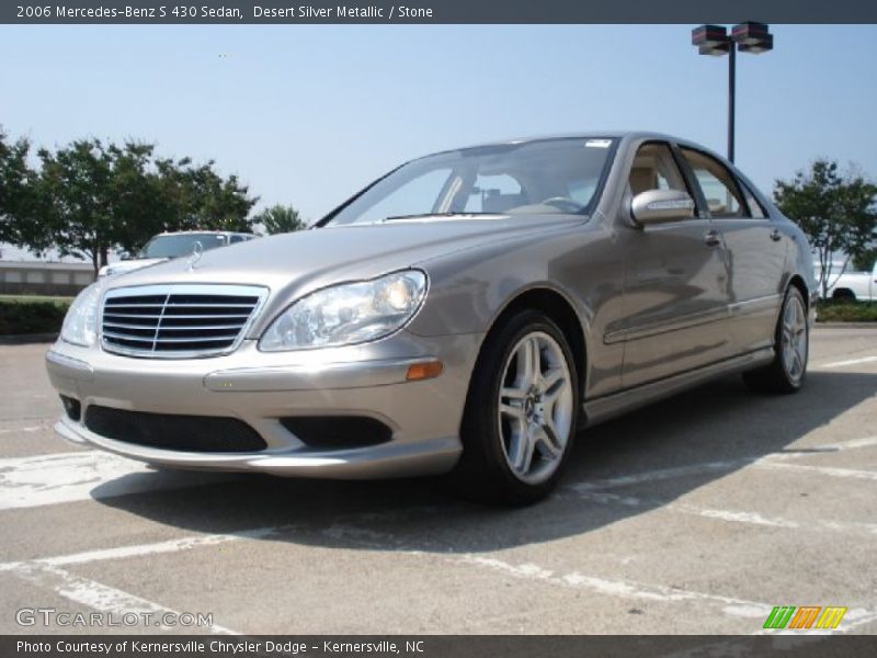 Desert Silver Metallic / Stone 2006 Mercedes-Benz S 430 Sedan