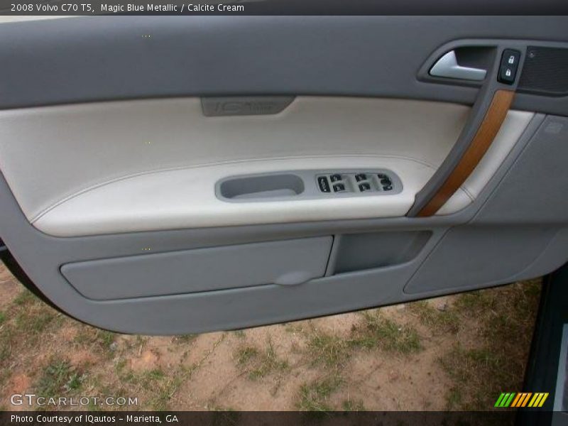 Magic Blue Metallic / Calcite Cream 2008 Volvo C70 T5