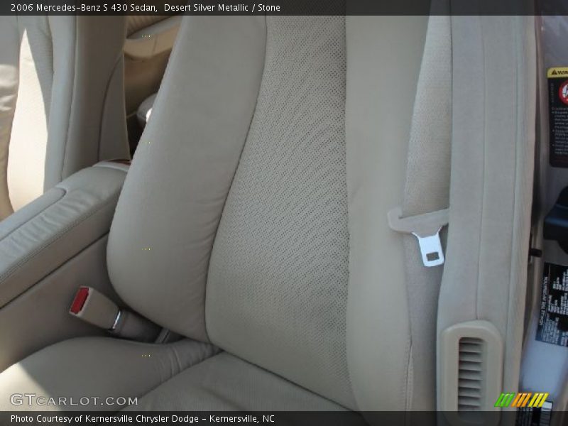 Desert Silver Metallic / Stone 2006 Mercedes-Benz S 430 Sedan