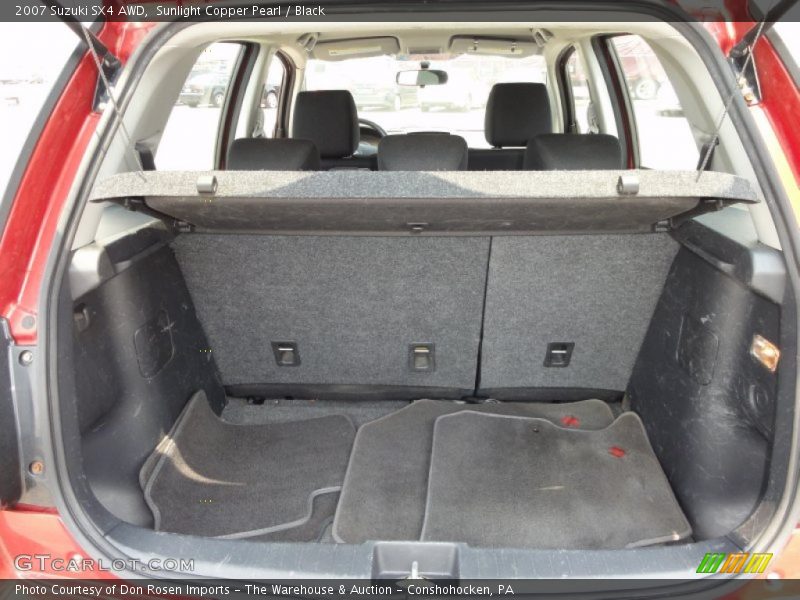 Sunlight Copper Pearl / Black 2007 Suzuki SX4 AWD