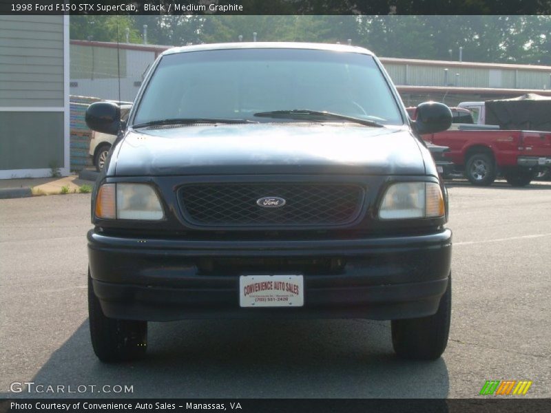 Black / Medium Graphite 1998 Ford F150 STX SuperCab