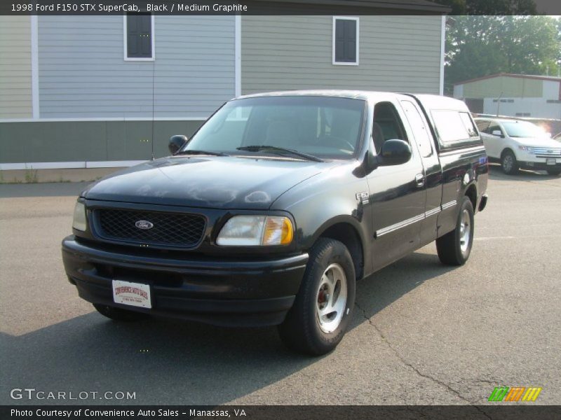 Black / Medium Graphite 1998 Ford F150 STX SuperCab