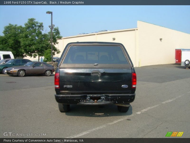 Black / Medium Graphite 1998 Ford F150 STX SuperCab