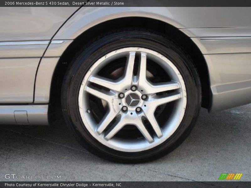 Desert Silver Metallic / Stone 2006 Mercedes-Benz S 430 Sedan