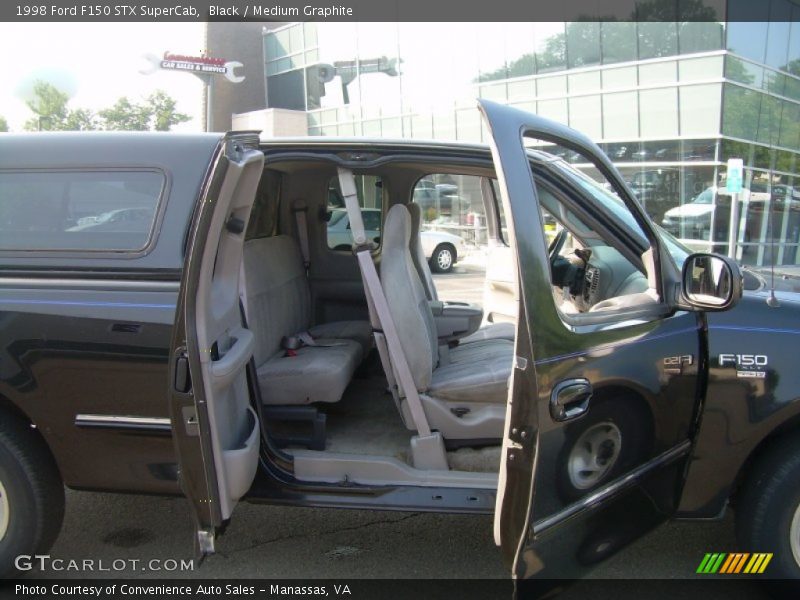 Black / Medium Graphite 1998 Ford F150 STX SuperCab