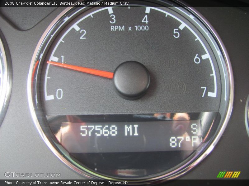 Bordeaux Red Metallic / Medium Gray 2008 Chevrolet Uplander LT