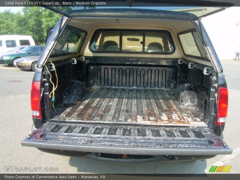 Black / Medium Graphite 1998 Ford F150 STX SuperCab