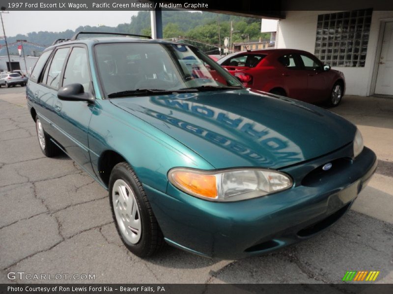 Pacific Green Metallic / Medium Graphite 1997 Ford Escort LX Wagon