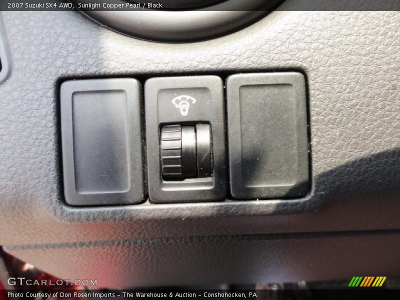 Sunlight Copper Pearl / Black 2007 Suzuki SX4 AWD