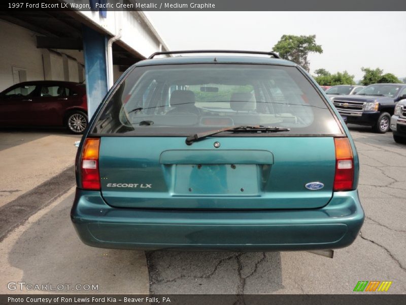 Pacific Green Metallic / Medium Graphite 1997 Ford Escort LX Wagon