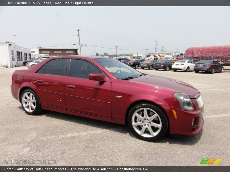 Red Line / Light Neutral 2005 Cadillac CTS -V Series