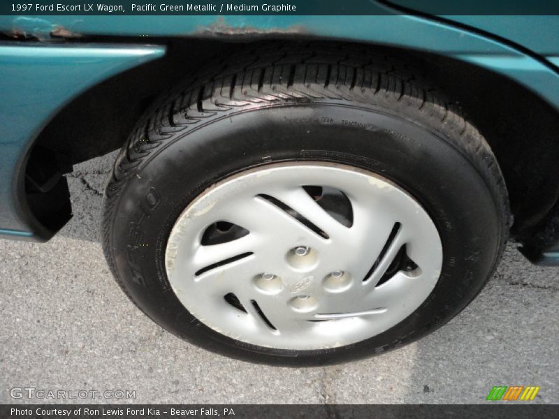 Pacific Green Metallic / Medium Graphite 1997 Ford Escort LX Wagon