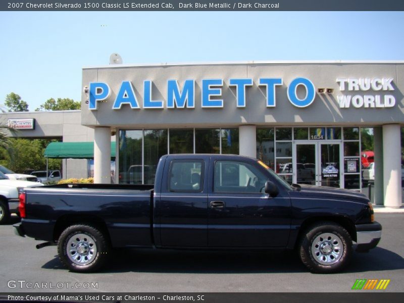 Dark Blue Metallic / Dark Charcoal 2007 Chevrolet Silverado 1500 Classic LS Extended Cab