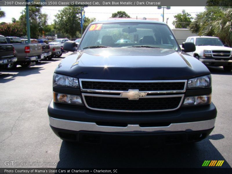 Dark Blue Metallic / Dark Charcoal 2007 Chevrolet Silverado 1500 Classic LS Extended Cab