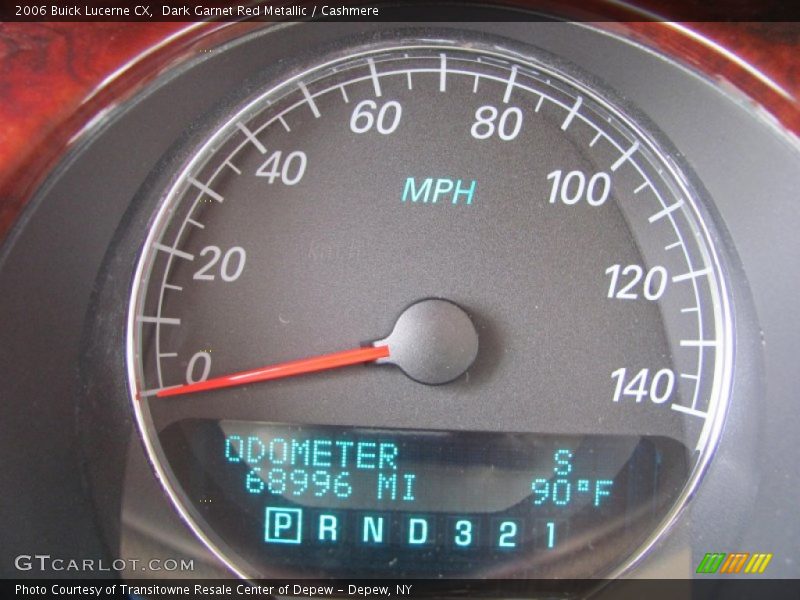 Dark Garnet Red Metallic / Cashmere 2006 Buick Lucerne CX