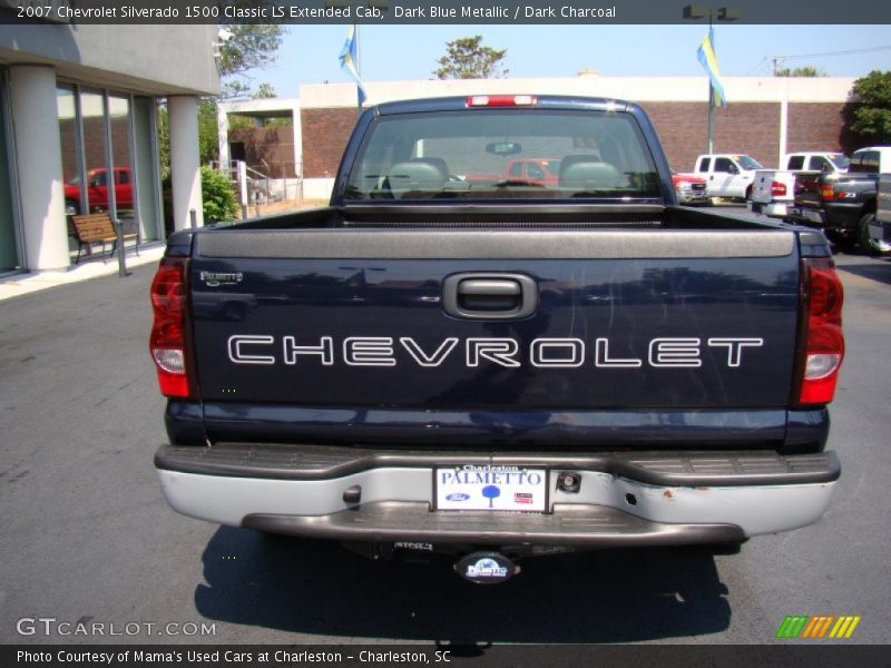 Dark Blue Metallic / Dark Charcoal 2007 Chevrolet Silverado 1500 Classic LS Extended Cab