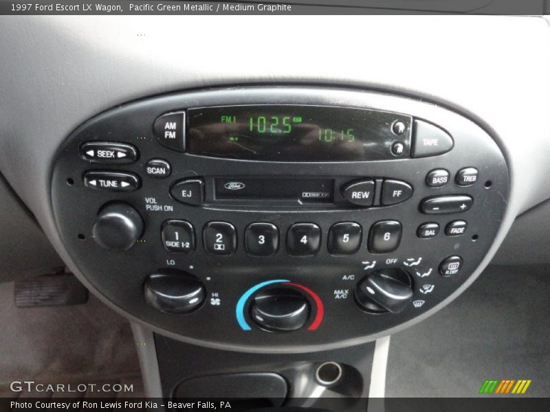 Controls of 1997 Escort LX Wagon