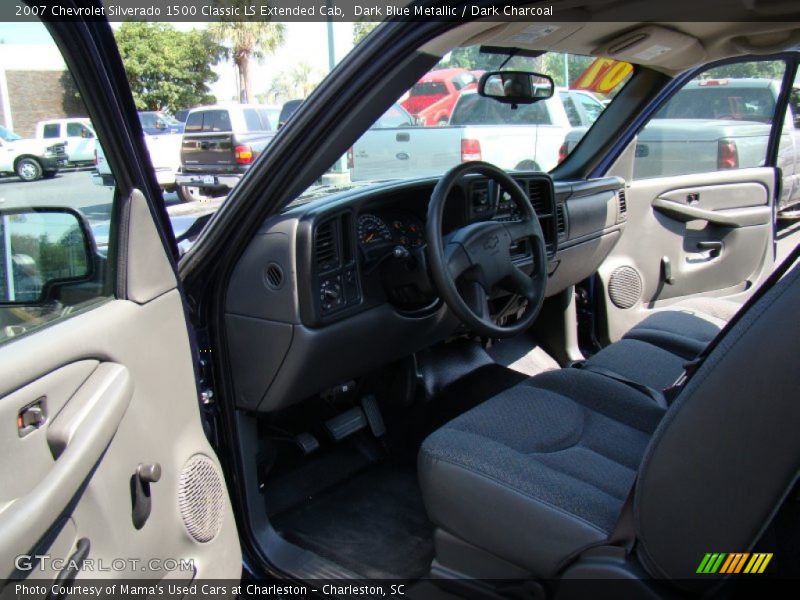 Dark Blue Metallic / Dark Charcoal 2007 Chevrolet Silverado 1500 Classic LS Extended Cab