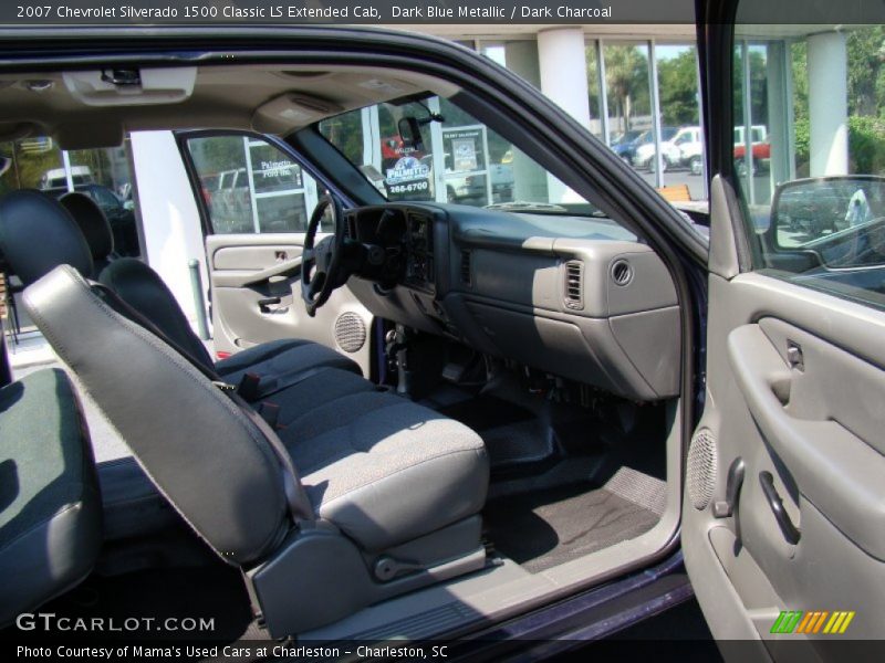 Dark Blue Metallic / Dark Charcoal 2007 Chevrolet Silverado 1500 Classic LS Extended Cab