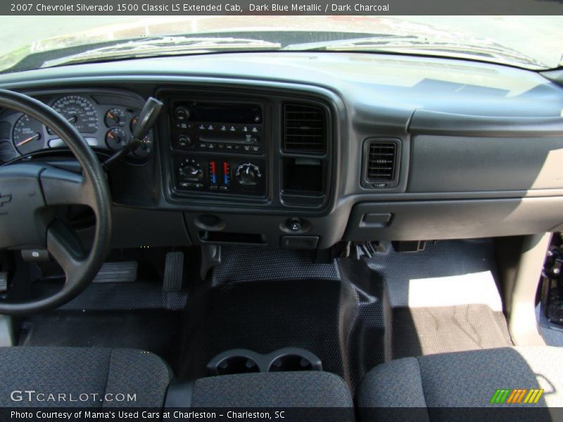 Dark Blue Metallic / Dark Charcoal 2007 Chevrolet Silverado 1500 Classic LS Extended Cab