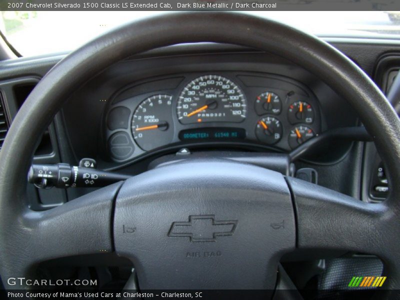 Dark Blue Metallic / Dark Charcoal 2007 Chevrolet Silverado 1500 Classic LS Extended Cab