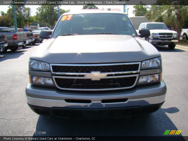 Silver Birch Metallic / Dark Charcoal 2007 Chevrolet Silverado 1500 Classic LS Crew Cab