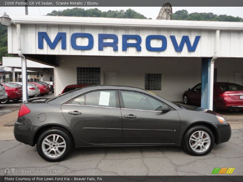 Granite Metallic / Ebony 2006 Pontiac G6 V6 Sedan