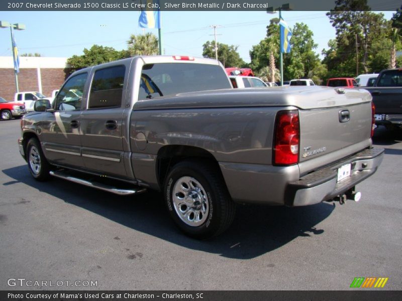 Silver Birch Metallic / Dark Charcoal 2007 Chevrolet Silverado 1500 Classic LS Crew Cab