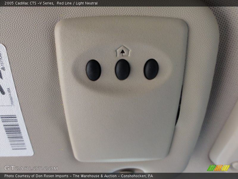 Red Line / Light Neutral 2005 Cadillac CTS -V Series